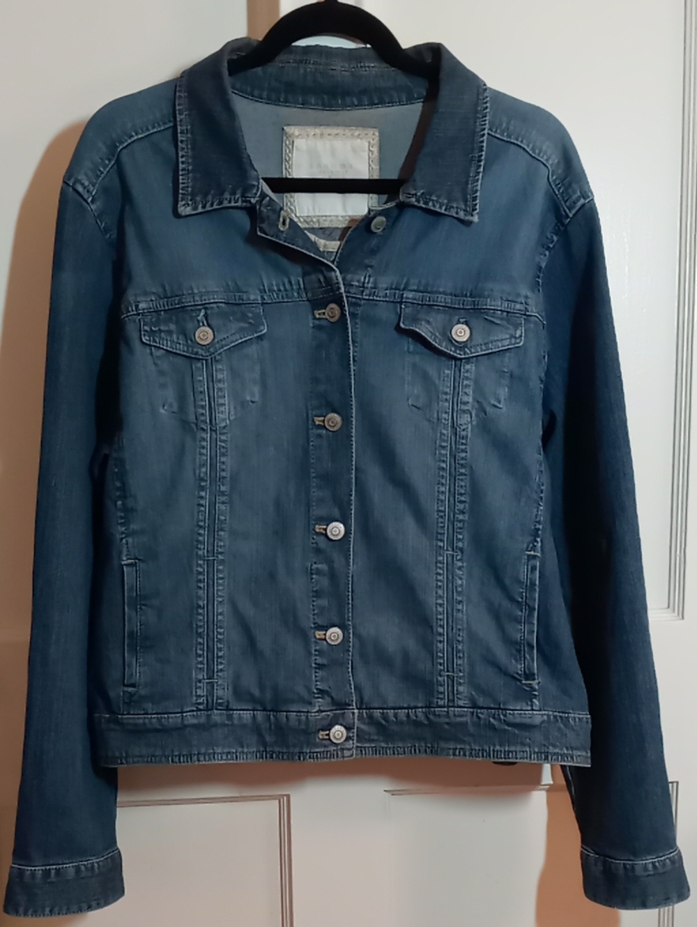 Sonoma Blue Denim Jacket with Button Front